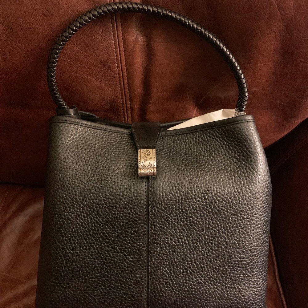 Vintage Brighton Leather Bucket Bag